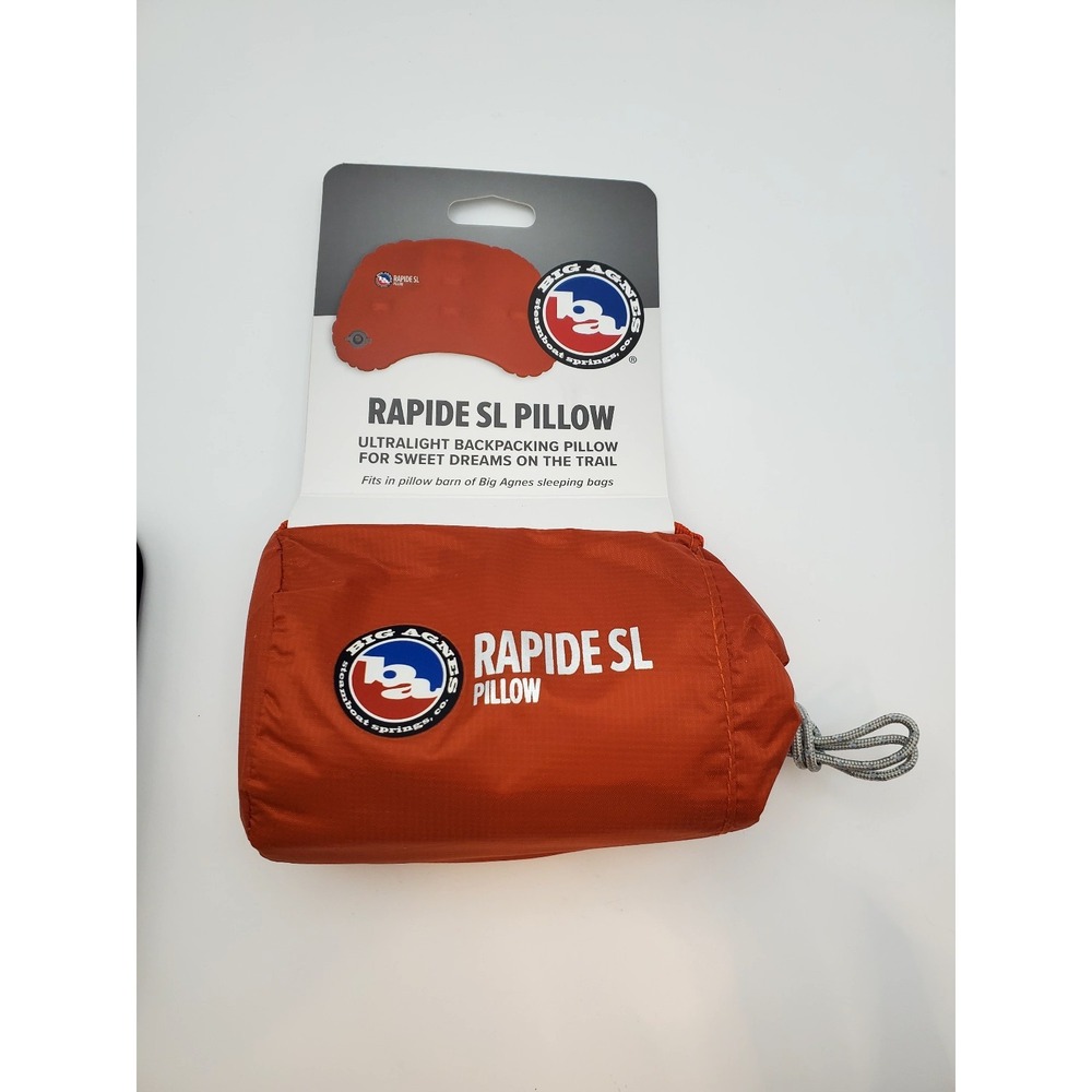 Big Agnes Rapide SL Inflatable Backpacking Pillow - Ultralight, Hiking, NWT